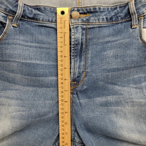 Old Navy Jeans Womens 20 Regular Blue Denim Distressed Rockstar‎ Super Skinny - Picture 13 of 13